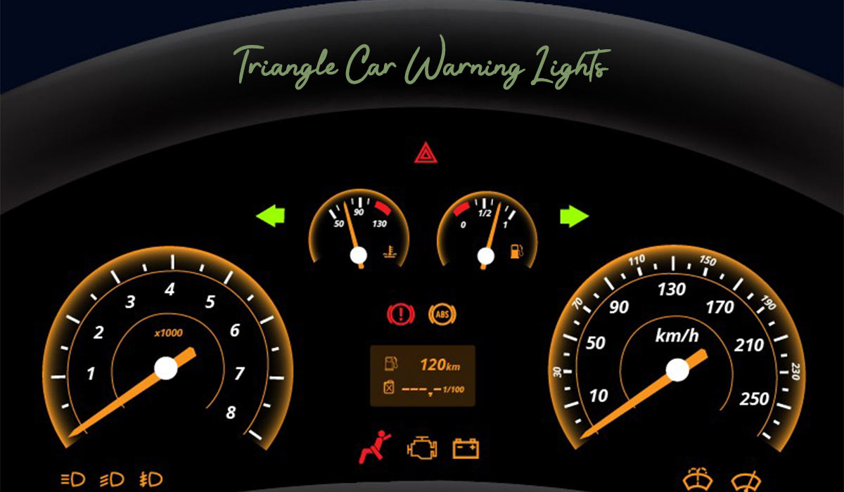 Car warning lights triangle